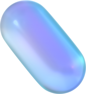 iridescent capsule PNG, SVG