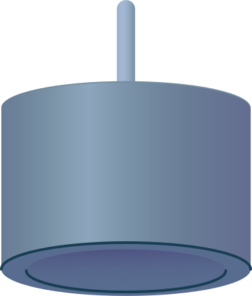 blue bulb socket PNG, SVG