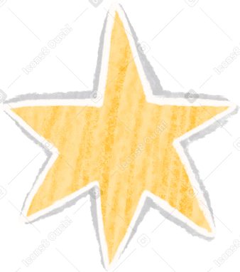medium yellow star PNG、SVG
