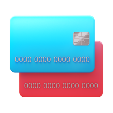Bank cards PNG, SVG