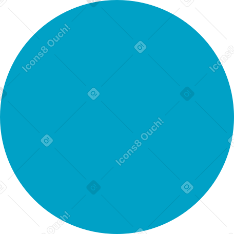 cyan circle Illustration in PNG, SVG