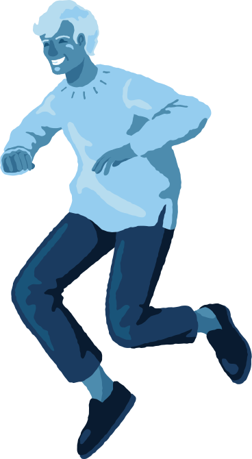Homem pulando PNG, SVG