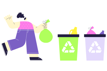 Smaltimento corretto dei rifiuti PNG, SVG