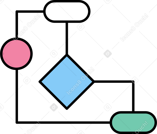 Diagrama de bloques PNG, SVG