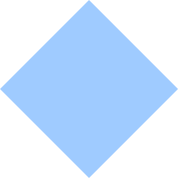 Light blue rhombus PNG、SVG