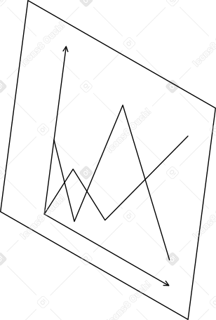 flat graph Illustration in PNG, SVG