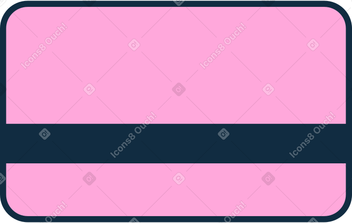 pink bank card PNG, SVG