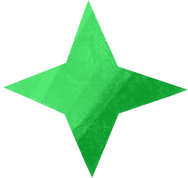 green decorative  star PNG, SVG