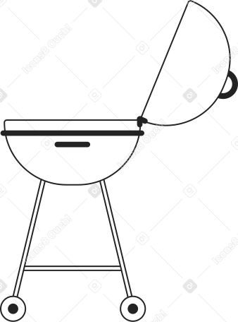 гриль для барбекю в PNG, SVG