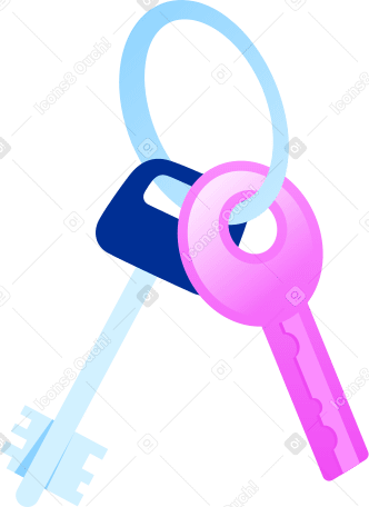 keys Illustration in PNG, SVG
