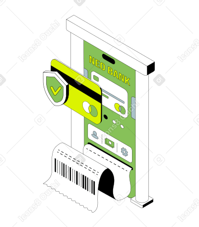 신용카드를 이용한 모바일 뱅킹 앱 PNG, SVG
