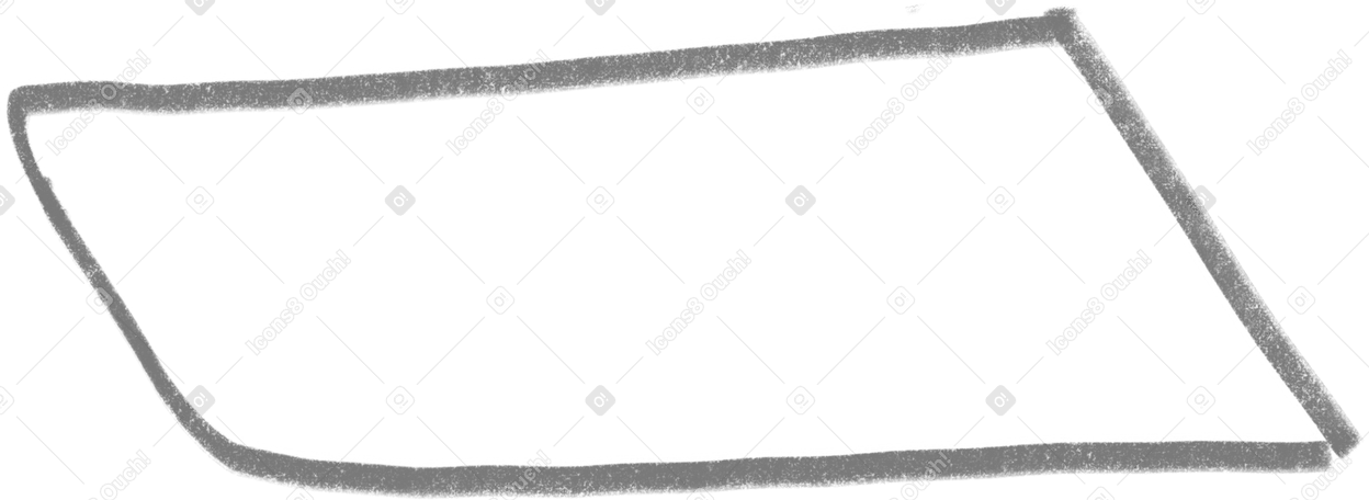 dark gray parallelogram Illustration in PNG, SVG