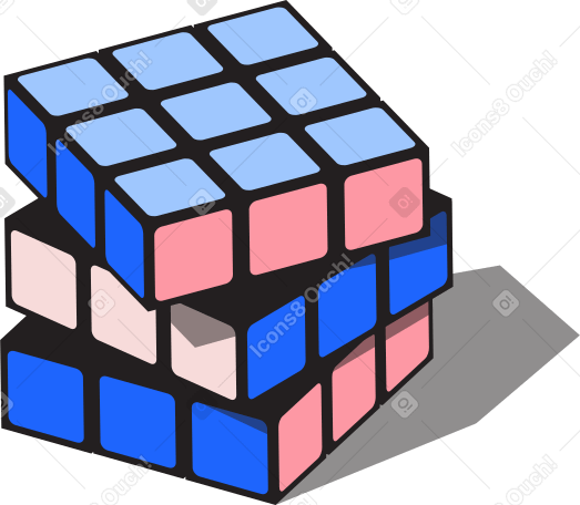 rubiks cube PNG, SVG