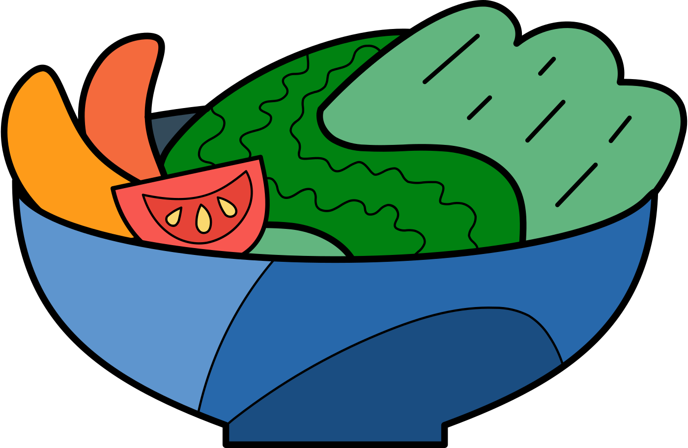 野菜サラダ のpngとsvgでのイラスト