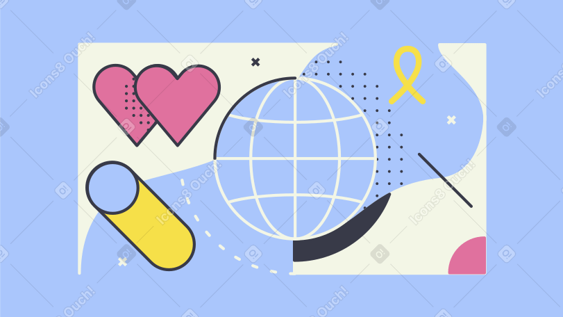 Help and care Illustration in PNG, SVG