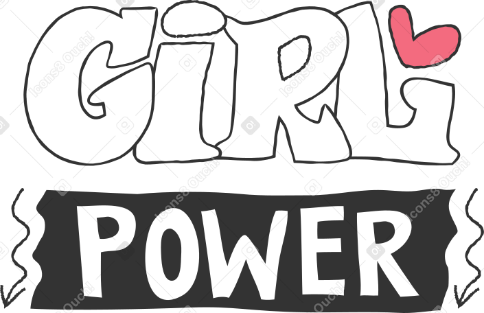 girl power pablo PNG, SVG