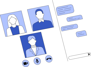 online meeting app interface PNG, SVG