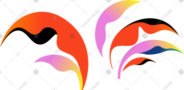 粉红色和红色的灌木丛 PNG, SVG