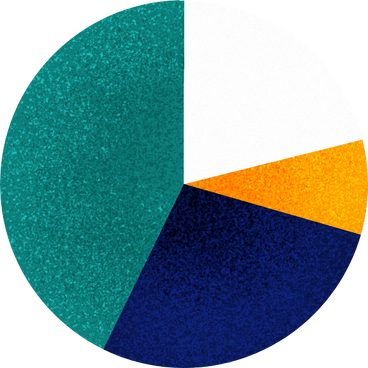 Pie chart PNG、SVG