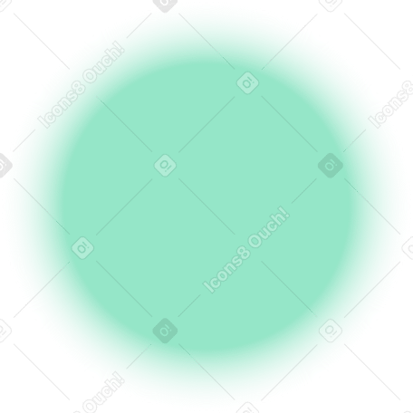 green blurry circle PNG, SVG