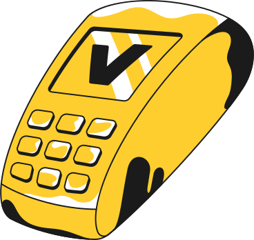 payment terminal with a check mark on the scoreboard PNG, SVG