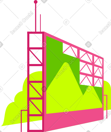 Construction tower PNG, SVG