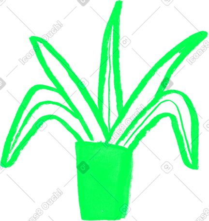 绿色室内植物 PNG, SVG