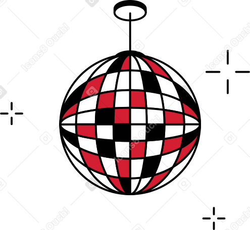bola de discoteca PNG, SVG