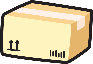 Коробка доставки в PNG, SVG