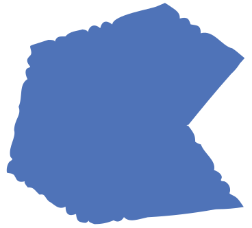 Blue polygon PNG, SVG