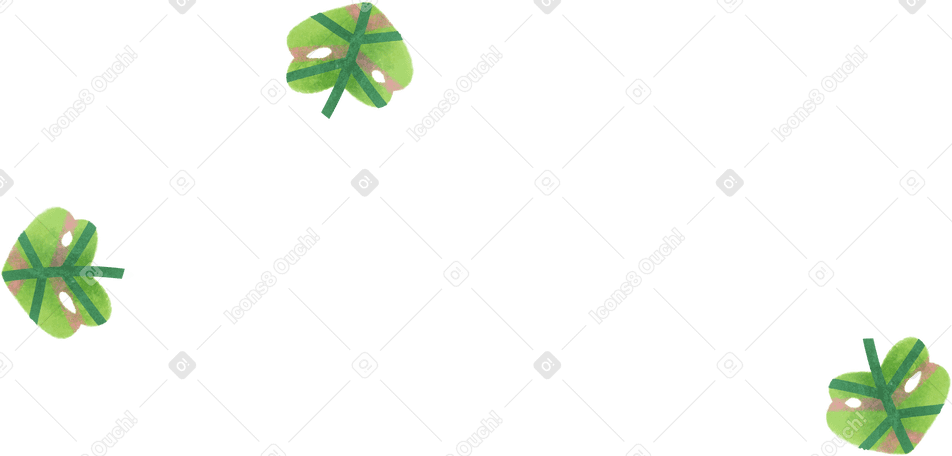 leaves Illustration in PNG, SVG