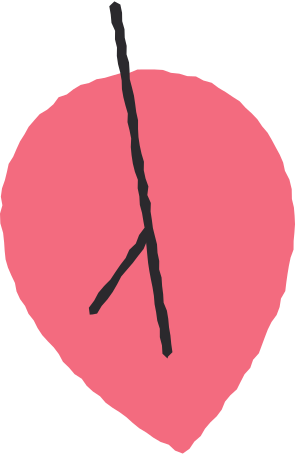 pink leaf Illustration in PNG, SVG