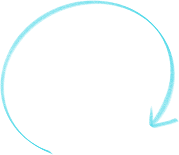 blue round arrow PNG, SVG