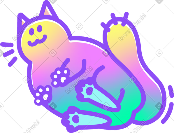 坐着的猫 PNG, SVG