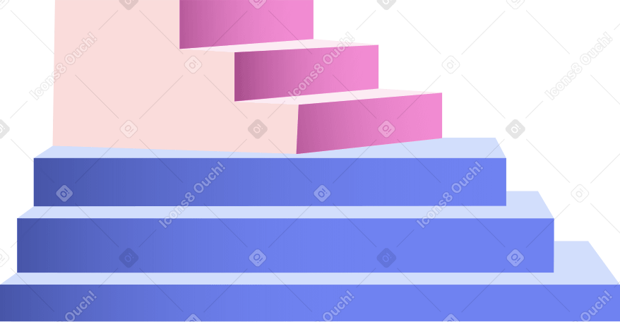 변형된 계단 PNG, SVG