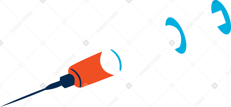 syringe Illustration in PNG, SVG