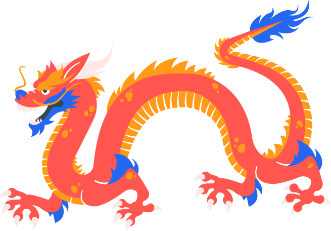 chinese dragon Illustration in PNG, SVG