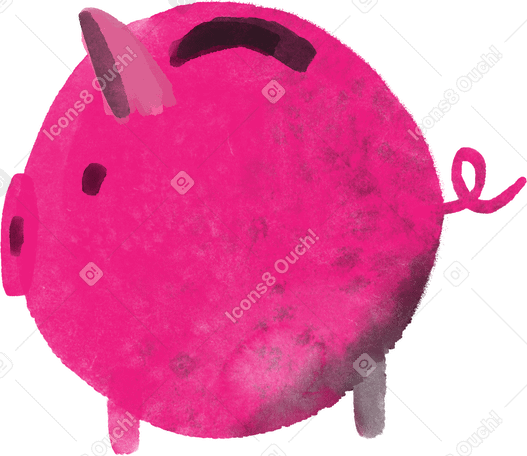 piggy bank PNG, SVG