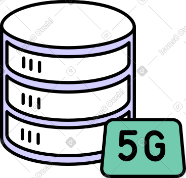 5g服务器 PNG, SVG