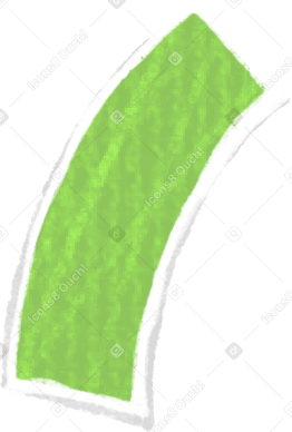 rectangular green confetti Illustration in PNG, SVG