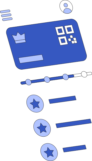 loyalty app with loyalty card PNG, SVG