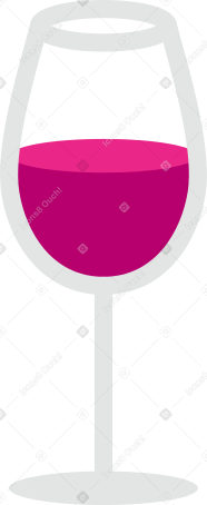 бокал вина в PNG, SVG