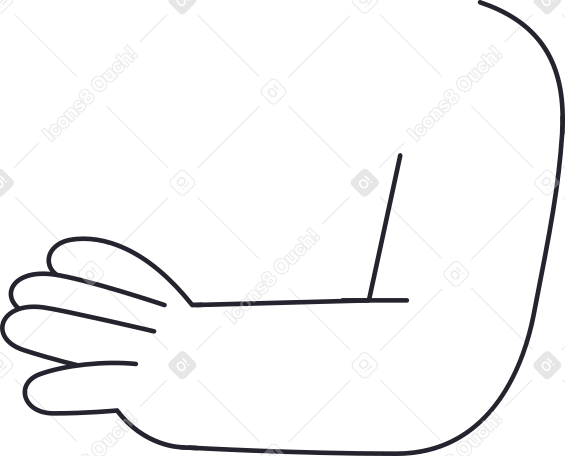 Hand eines mädchens mit brille PNG, SVG