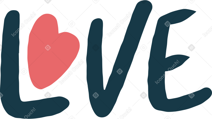 love Illustration in PNG, SVG