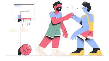 Basketball game PNG, SVG