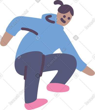 woman skateboarder PNG, SVG