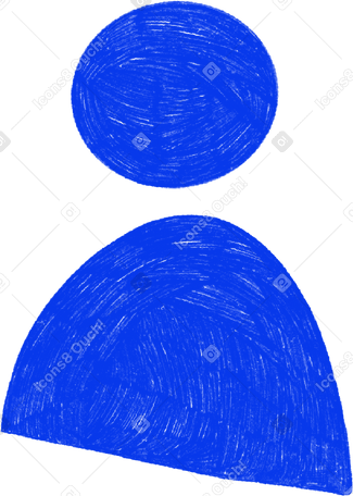 blue account symbol Illustration in PNG, SVG
