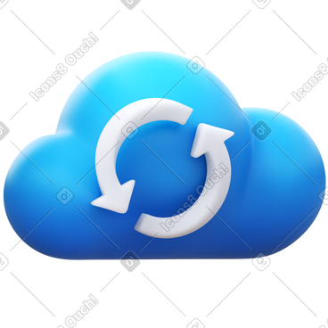 Cloud sync PNG, SVG