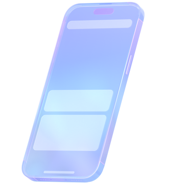 transparent glassy iphone PNG, SVG