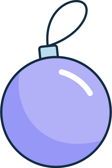 christmas decoration ball PNG, SVG